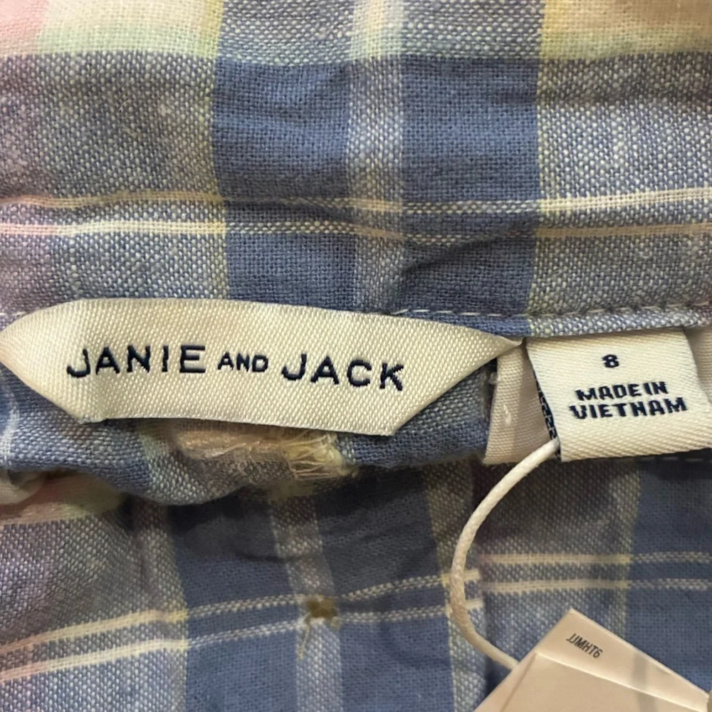 NWT- Janie and Jack Easter Plaid Short - Picture 4 of 5
